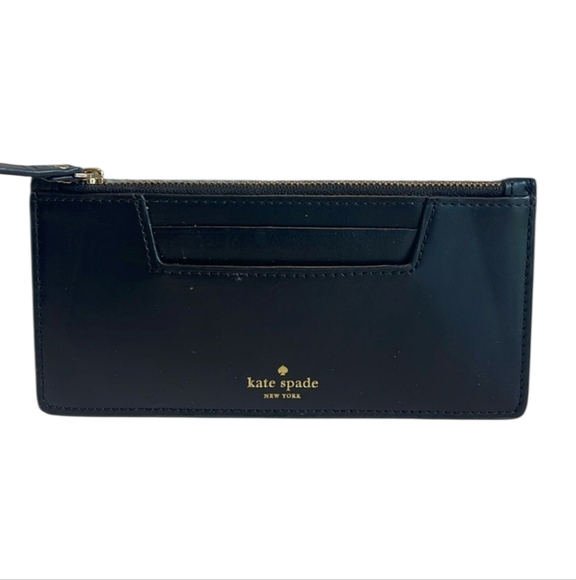 Kate Spade Black Zip Wallet